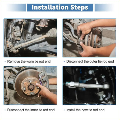 2 x Front Outer Tie Rod Ends for Toyota Tundra (2003-2006) - Steering