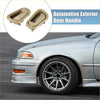 Beige plastic front or rear interior door handle for toyota car doors shown from the back side