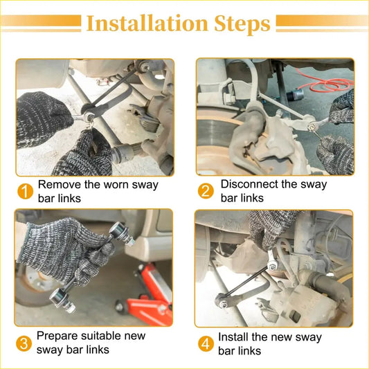 2 x Front Stabilizer Sway Bar Links for Toyota Noah Voxy (2001-2007) - Steering