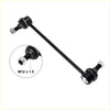 Black front stabilizer sway bar links with silver m12 x 1.5 threaded ends for toyota solara venza avalon 2004-2015