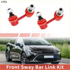 Red and silver front sway bar link stabilizer kit for toyota tacoma 2001-2004 with durable metal construction