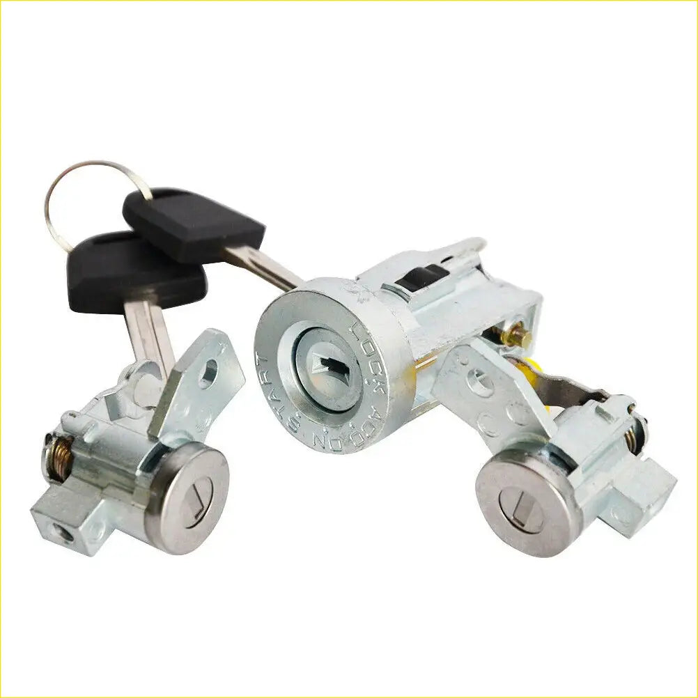 2 x Ignition Switch FL & FR Door Lock Cylinders for Chevy Colorado/Canyon (2004–2012)