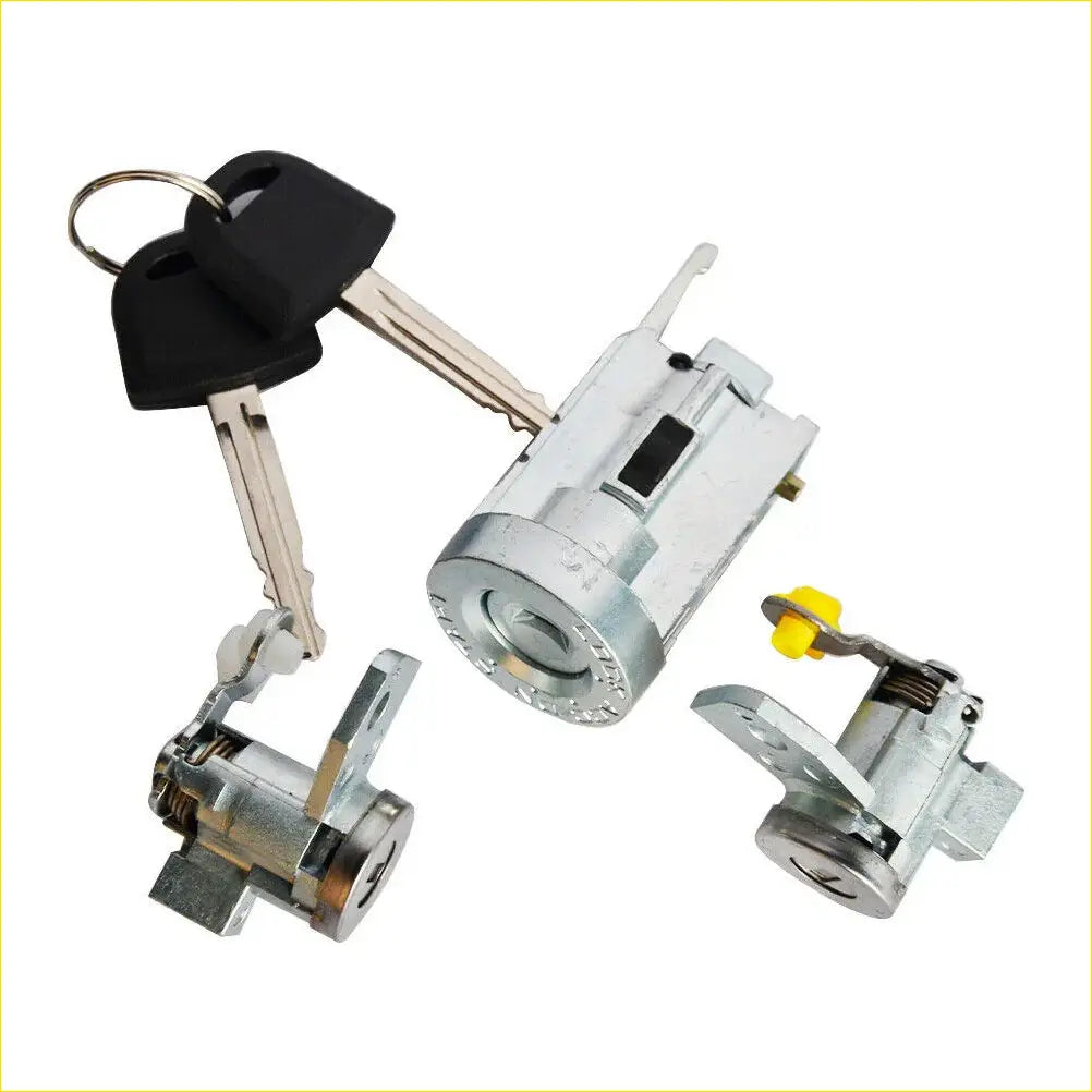 2 x Ignition Switch FL & FR Door Lock Cylinders for Chevy Colorado/Canyon (2004–2012)