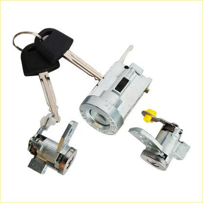 2 x Ignition Switch FL & FR Door Lock Cylinders for Chevy Colorado/Canyon (2004–2012)