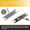 Clear plastic led license plate light with 24 white smd chips for toyota 4runner 2010-2023 assembly