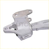 Silver metal engine mount with matte finish and multiple holes for 2x front lower control arm rover evoque discovery sport