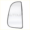 Black-framed side-view mirror glass with smooth reflective surface for dodge ram 1500 to 5500 2010 to 2019