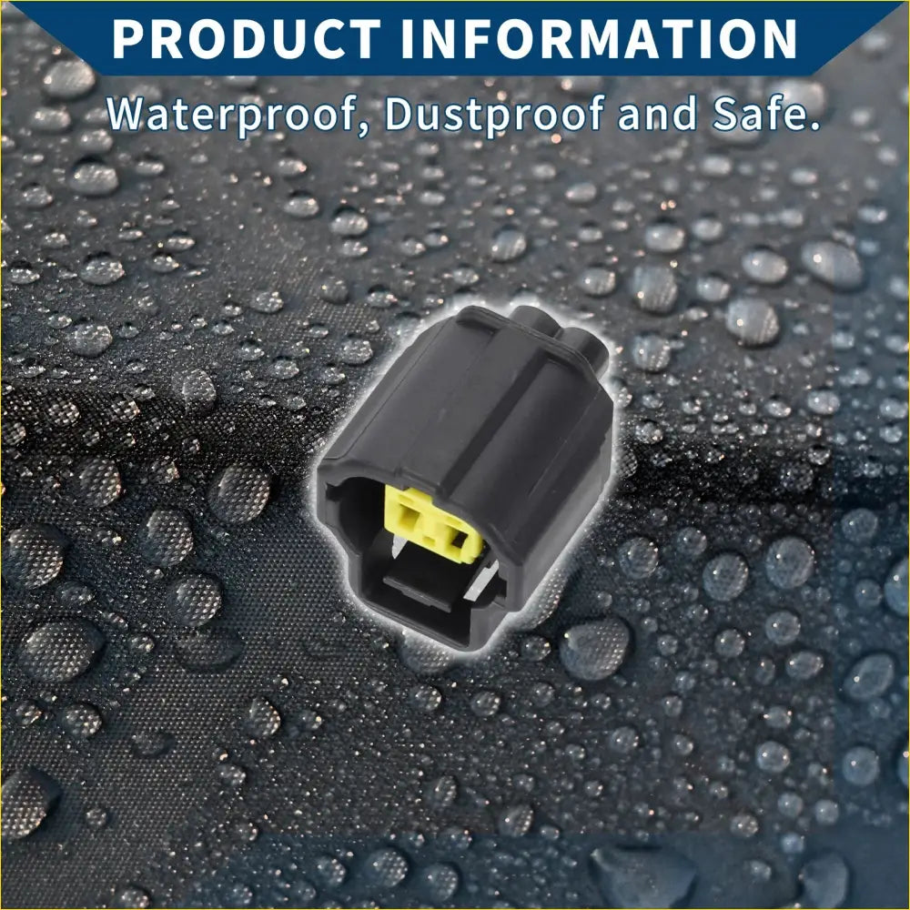 2 x Pin Auto Waterproof Sensor Connector Plug for Toyota - Electrical