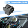 Black plastic 2 pin cam position connector plug clip kit with multiple slots for wiring fit for toyota 4wd ute offroad