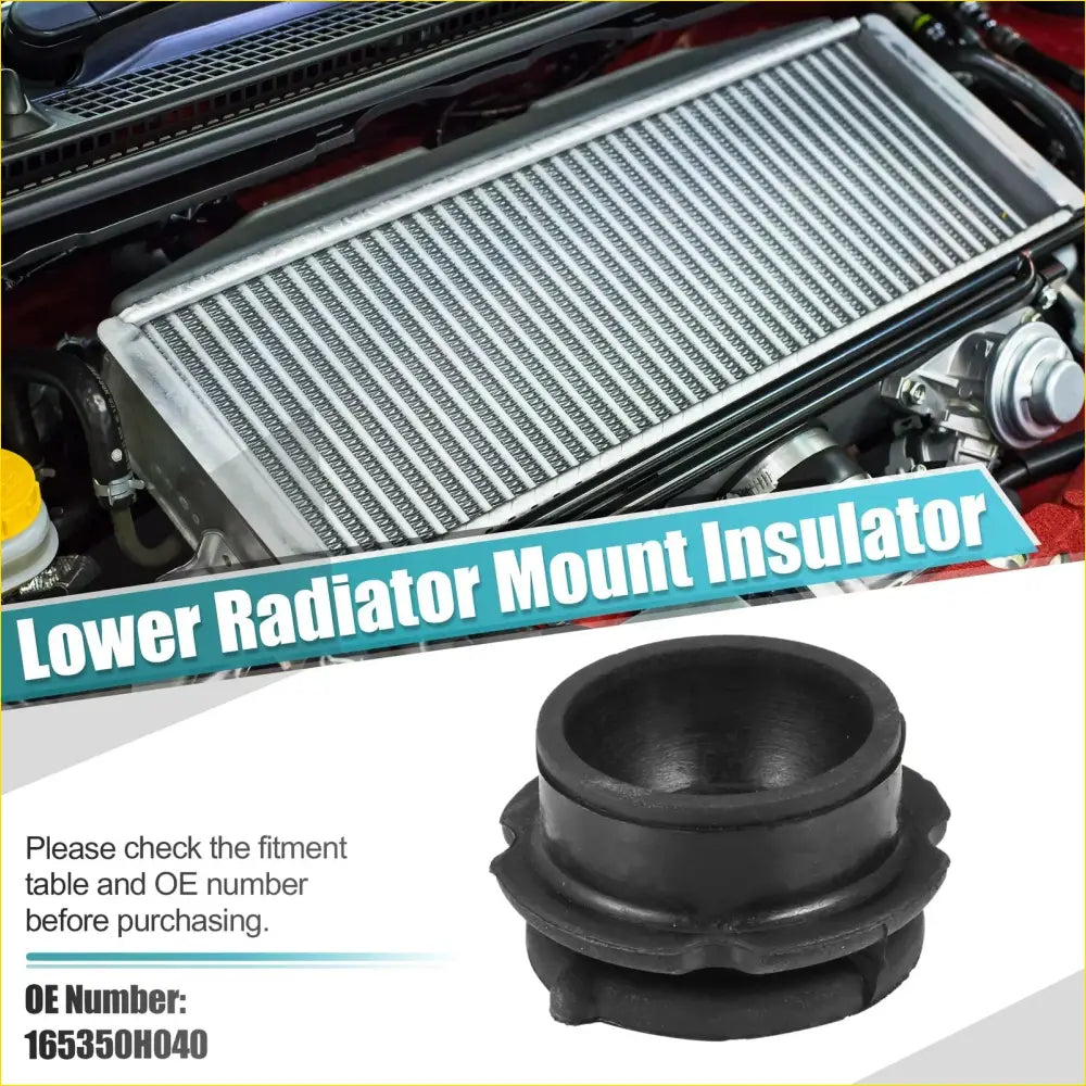 2 x Radiator Bottom Mount Cushion Bushing for Toyota (No. 165350H040) - Cooling