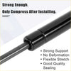 Black cylindrical gas spring with polished metal finish and reinforced end cap for toyota prius rear boot lift struts