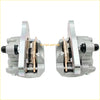 Silver metallic rear brake calipers with visible internals and black rubber seals for can am defender hd7 hd8 hd9 hd10