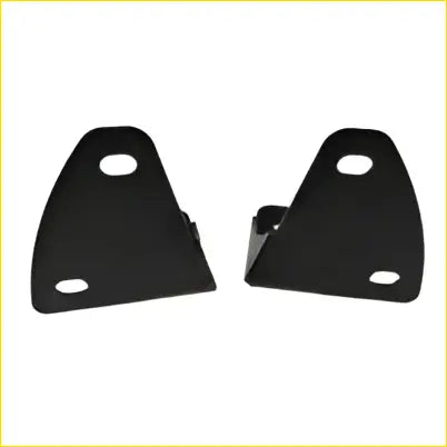 Black metal rear led light mounting brackets with matte finish and three holes for toyota landcruiser 80 series