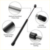 Black gas spring with silver piston rod and durable connect ends for rear window glass lift supports on toyota matrix
