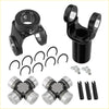 2 x side front prop shaft yoke and u-joint for ranger crew xp 900 with black painted and chrome inner parts