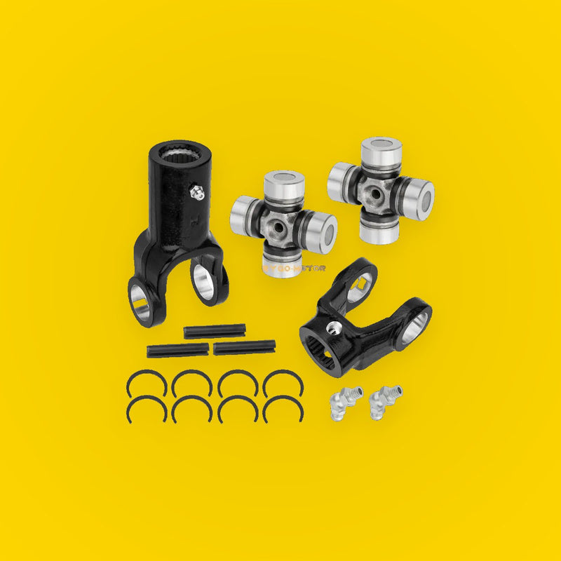 2 x Side Front Prop Shaft Yoke & U-Joint for Ranger Crew XP 900