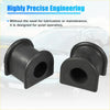 2 x black rubber suspension stabilizer bar bushings with hollow center for Toyota 4wd ute offroad use