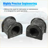 2 x black rubber suspension stabilizer bar bushings with reinforced ends for Toyota Land Cruiser use