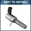 Silver metallic egr valve with black plastic connector and bracket for 2 x vvt solenoid valves toyota avanza 2010-2023