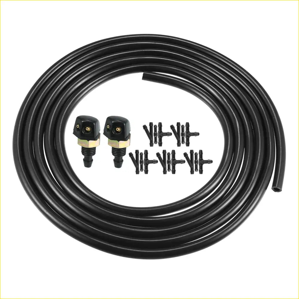 2 x Windshield Washer Nozzles for Toyota with 2.5m Hose & Gasket - Gaskets