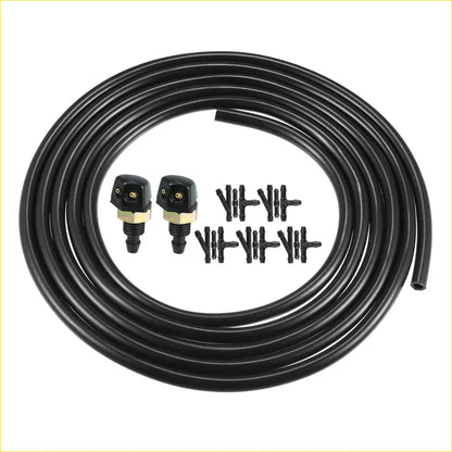 2 x Windshield Washer Nozzles for Toyota with 2.5m Hose & Gasket - Gaskets