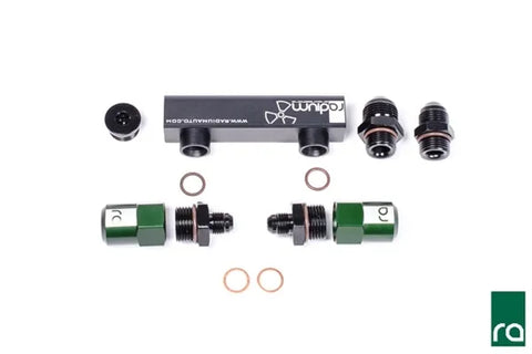 Radium Engineering 4-Port Manifold (Radium Surge Tank) Bosch 044 Pumps