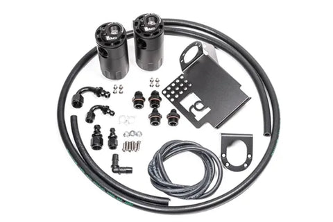 Radium Engineering Dual PCV/Crankcase Fluid Lock Catch Can Kit (S2000 AP1/AP2 99-09) — fits Honda S2000