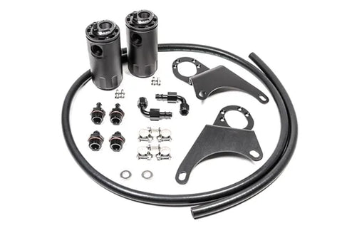Radium Engineering Dual Fluid Lock Catch Can Kit (EVO 7-9) — fits Mitsubishi Evo 8
