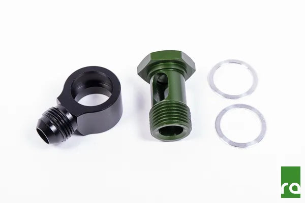 Radium Engineering Banjo Fitting 7/8-14 to 6AN Male