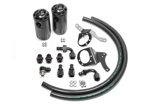 Radium Engineering 20-0325-FL Fluid Lock Dual Catch Can