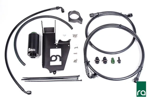Radium Engineering Fuel Hanger Plumbing Kit w/Microglass Filter (EVO 7-9)