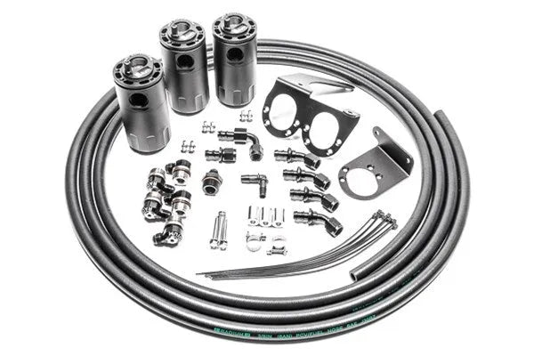 Radium Engineering 20-0566-FL Triple Catch Can Kit Fluid