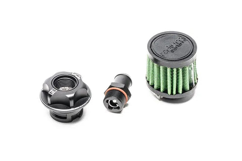 Radium Engineering VTA Vent To Atmosphere Baffled Oil Cap Kit (Commodore/HSV LSX V8) — fits Holden Commodore V6