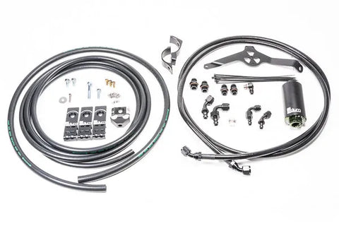 Radium Engineering Fuel Rail Plumbing Kit w/Stainless 10 Micron Filter (WRX 08-14/STI 08-21/FXT 08-13/LGT 04-09)