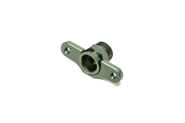 Radium Engineering FPR Adaptor 8AN ORB 16mm Bore 50mm Spacing M6 — fits Mitsubishi Galant