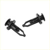 Black plastic car door fender clips with pin and clip design 9mm plastic rivets for Toyota interior trim