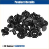 20 black plastic front fender retainer clips for Toyota 4wd ute perfect for offroad use and repairs