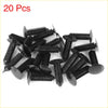 20 black plastic bolt rivet clips for Toyota 4wd ute offroad trim fasteners set of 20 pieces