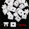 20 white plastic rivet clips for Toyota bumpers fenders perfect for 4wd ute and offroad use