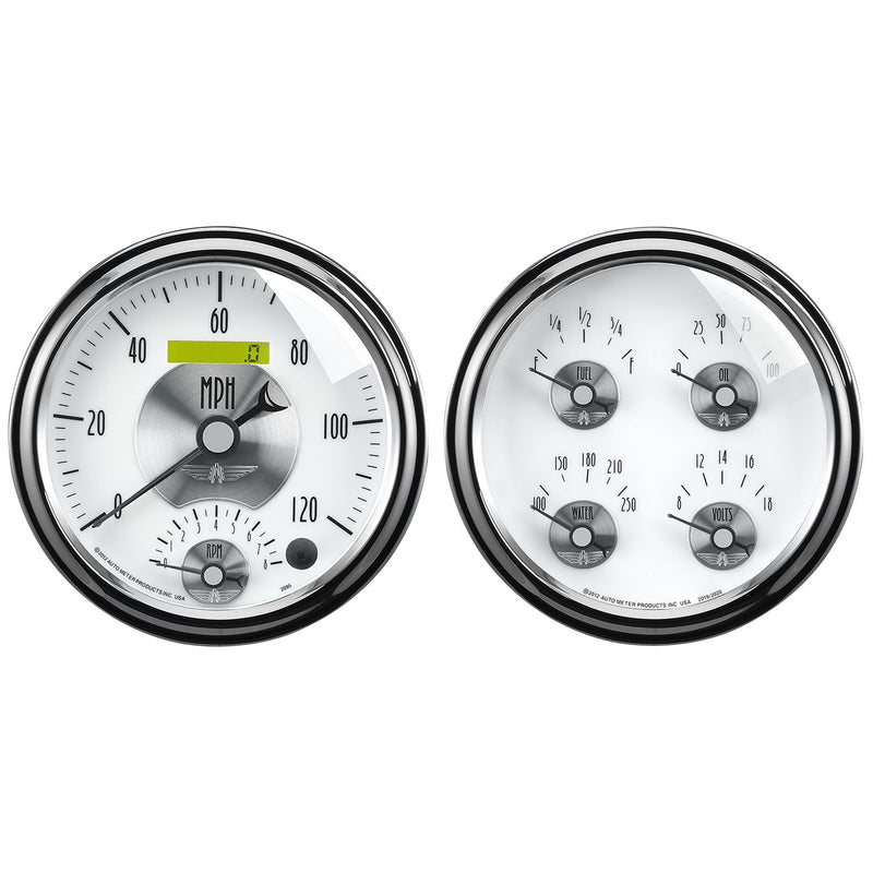 AutoMeter Prestige Pearl 5in Quad Kit AU2008