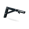 Folding-Shelf Brackets Triangle Hinge Wall Mounted Table Bench Heavy Duty-Shelf，Black，8 inches — image 2