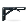 Folding-Shelf Brackets Triangle Hinge Wall Mounted Table Bench Heavy Duty-Shelf，Black，8 inches — image 1