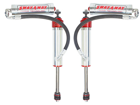 aFe Sway-A-Way 2.5" Front Shock Kit w/Remote Reservoir (Patrol Y61 97-20) — fits Nissan Patrol GU