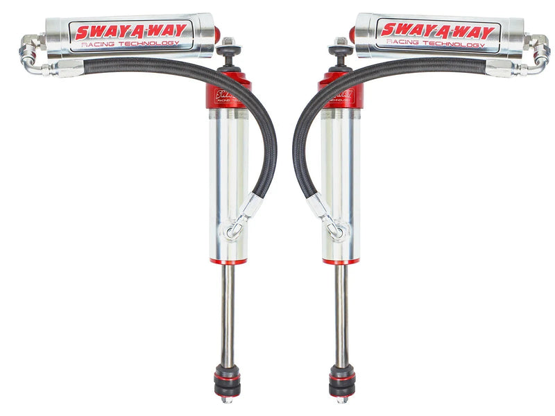 aFe Sway-A-Way 2.5" Front Shock Kit w/Remote Reservoir (Patrol Y61 97-20) — fits Nissan Patrol GU