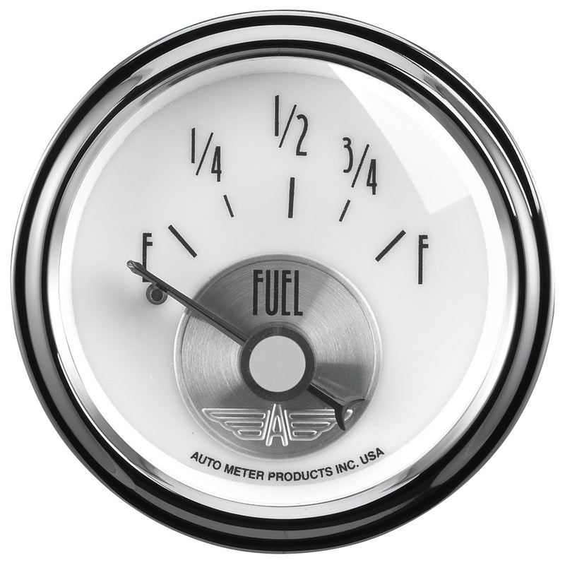 AutoMeter Prestige Pearl Fuel Level 0-90 AU2015
