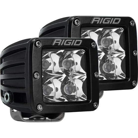 Rigid Industries D-Series Pro Spot - Surface Mount - Black - Pair
