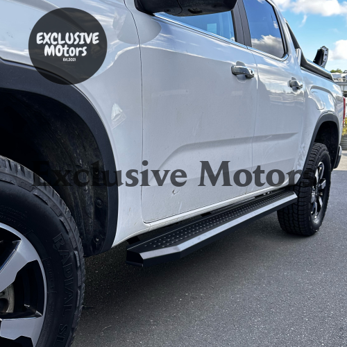 Volkswagen Amarok Side Step Running BoardsBlack Steel (2010-2023)