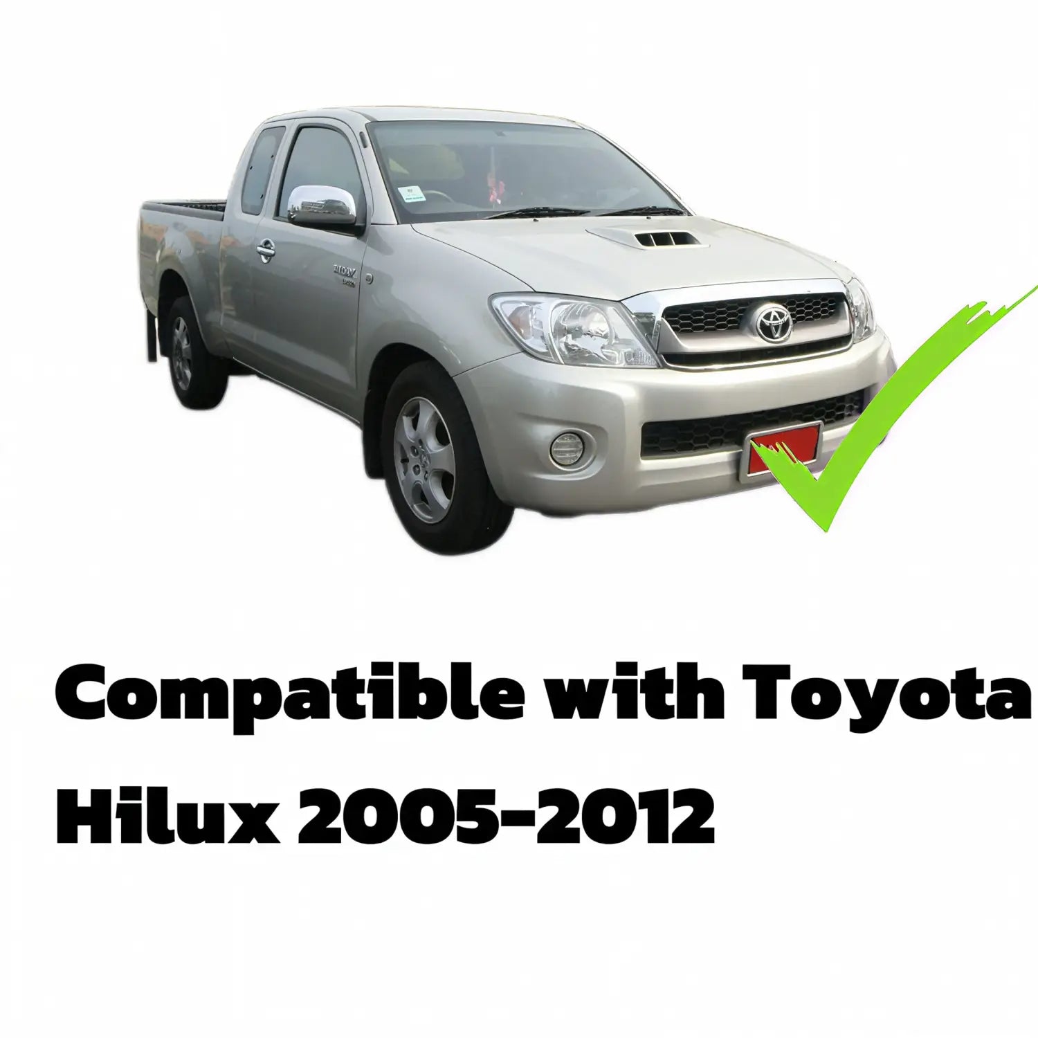 Monster Flare Bolt Style for Toyota Hilux Vigo 2005-2012 Matte Black