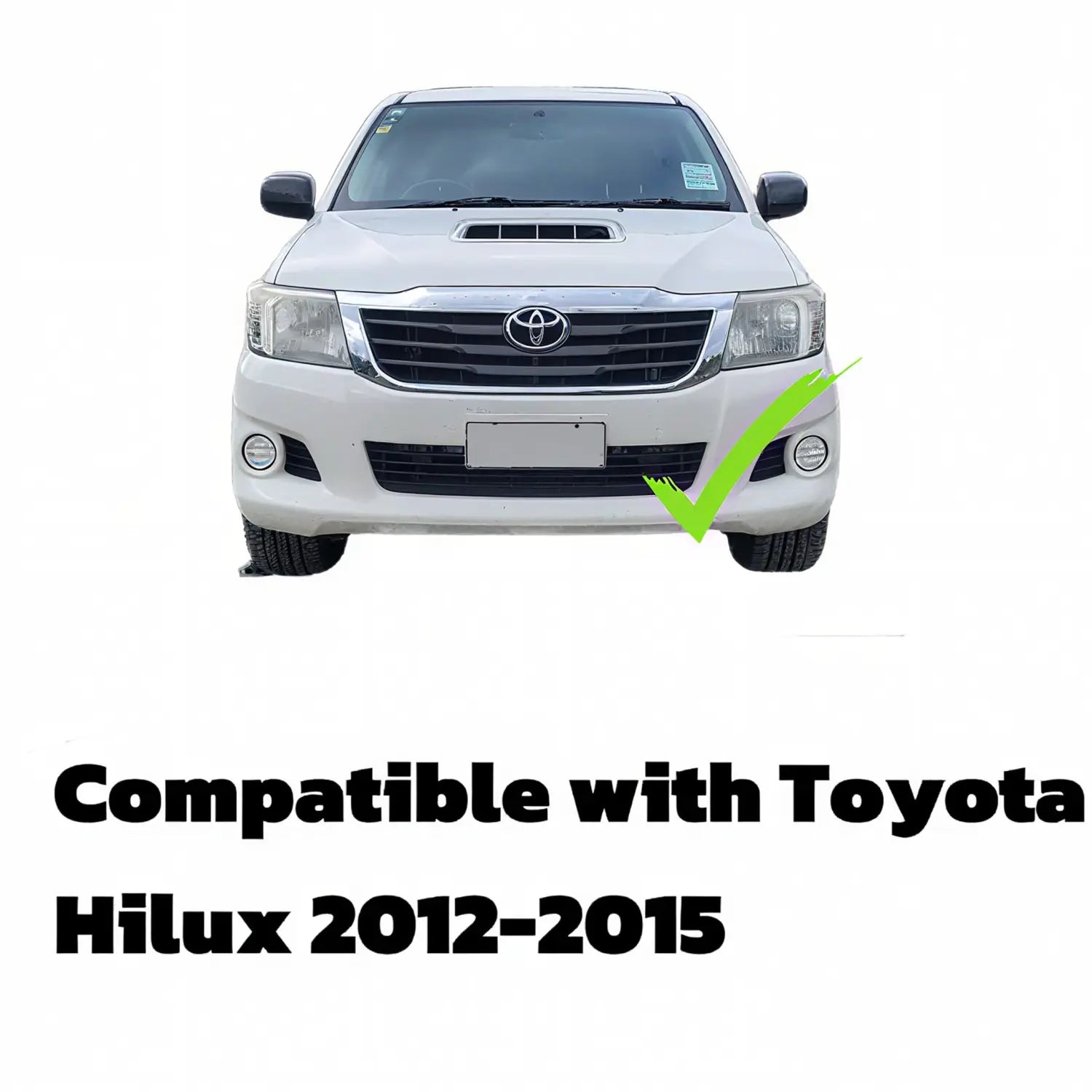 Monster Flare Bolt Style for Toyota Hilux Vigo 2012-2015 Matte Black