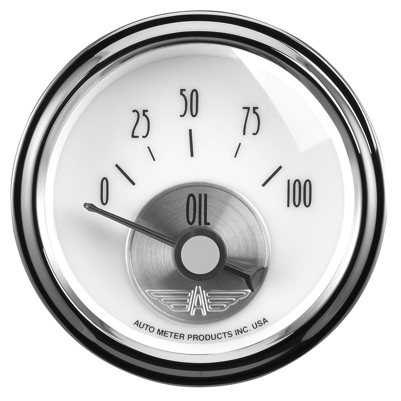 AutoMeter Prestige Pearl Oil Press AU2026